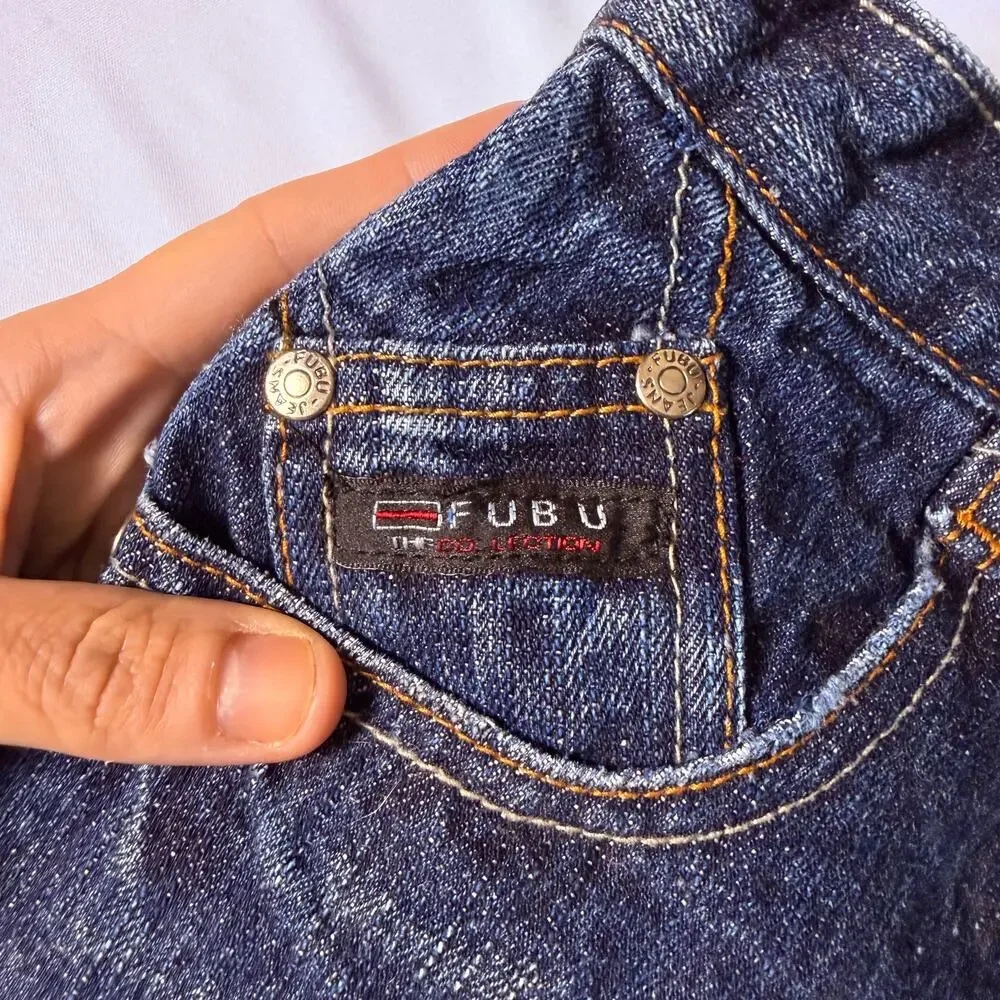 Vintage 90s-Y2K FUBU The Collection Jeans Sz 6